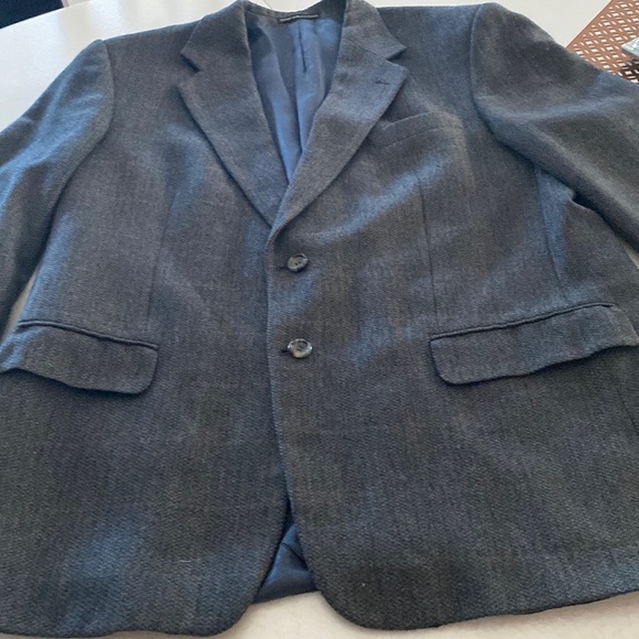 OSCAR de la Renta SPORT JACKET BLAZER grey SZ 44R - Picture 3 of 16